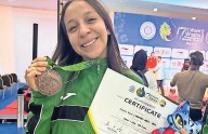 Regresa Valeria con bronce de Brasil
