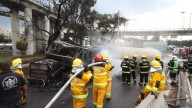 Policía salvó a bebé y su abuelita en explosión en la Concordia