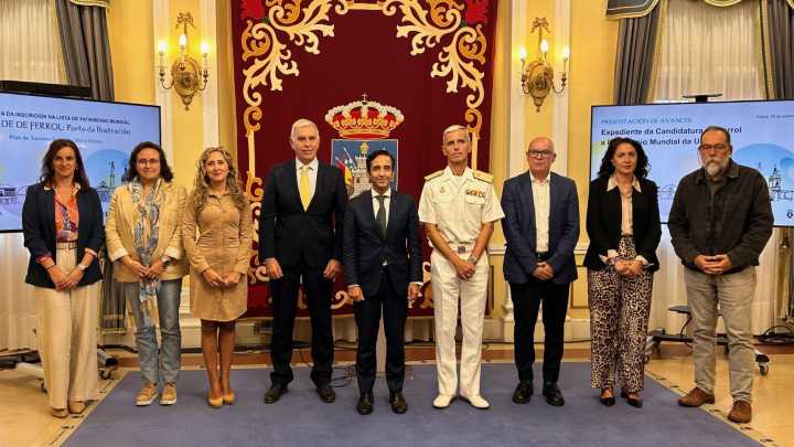 Rey Varela ve la candidatura a Patrimonio Mundial de Ferrol "más cerca que nunca" y fija 2026 para evaluación preliminar
