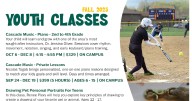 Activities for youth this fall through Shoreline College continuing education