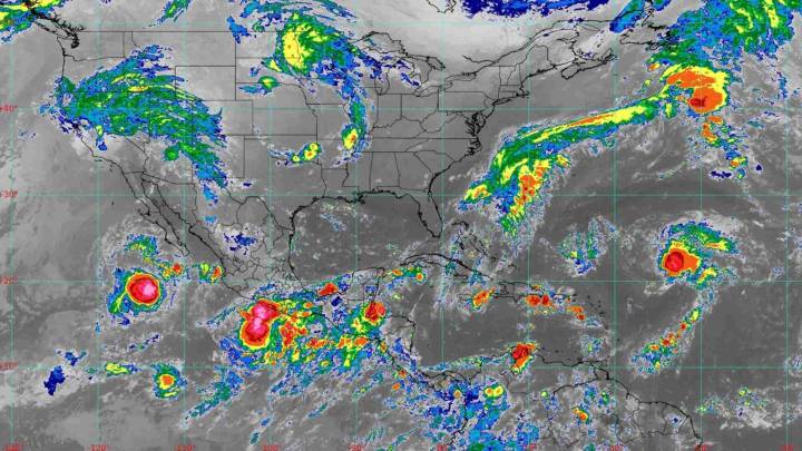 Hay Otros 3 Potenciales Ciclones: Aquí se Ubican las Posibles Tormentas Narda, Octave y Humberto