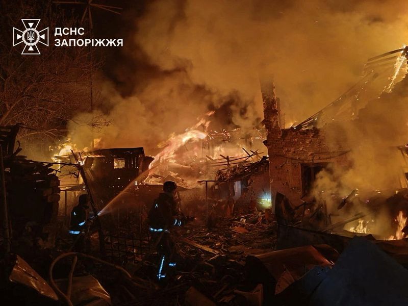 Russian attack on Ukraine's Zaporizhzhia kills one, injures 13