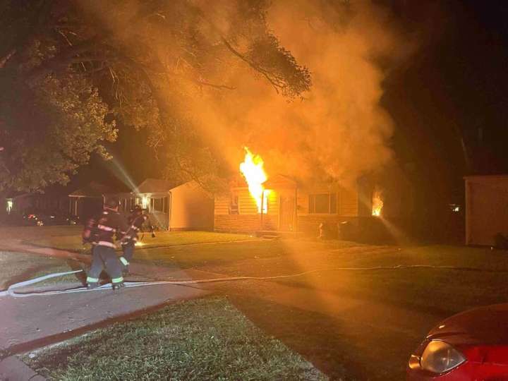 2 fires in 1 morning leave unoccupied Saginaw house a total loss