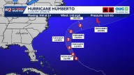 Hurricane Humberto remains a Category 4 storm as it travels north