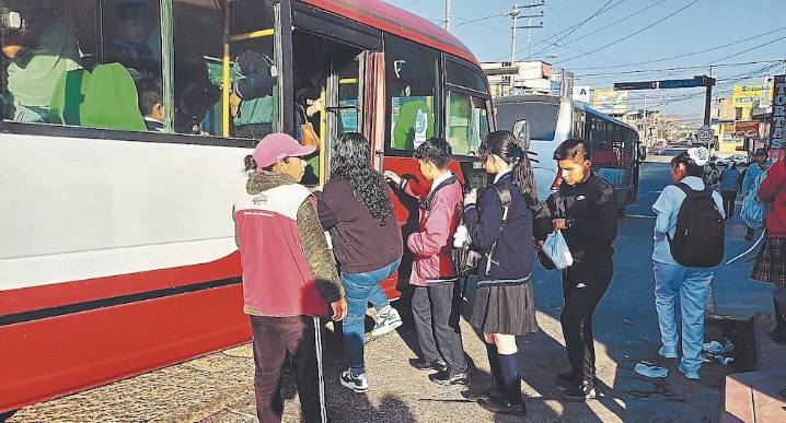 Sistema Integrado de Transporte en Arequipa: Pasaje urbano sin variación