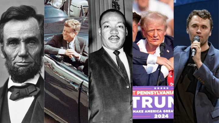 Cronología de atentados y asesinatos políticos en Estados Unidos: De Lincoln a Charlie Kirk