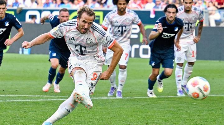 Another Kane hat trick as Bayern beats Hoffenheim for Bundesliga record start