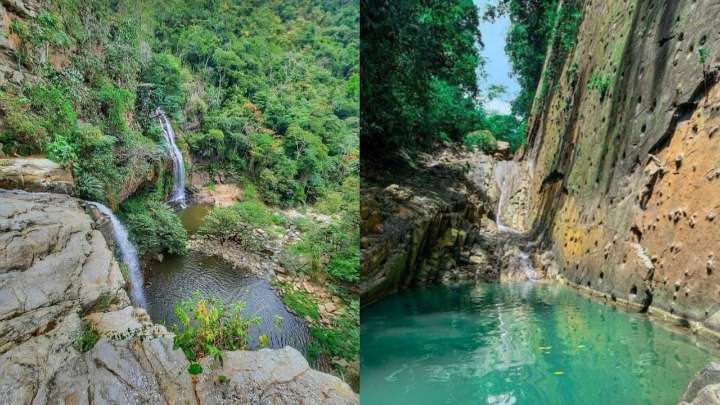 El municipio de Santander que esconde una curiosa cascada con forma de mariposa