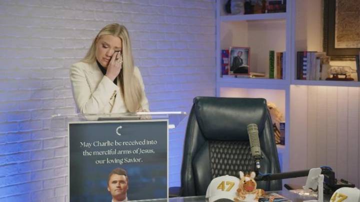 Erika, la viuda de Charlie Kirk, habla por primera vez tras el asesinato de su marido: "¿Qué le digo a mi hija de tres años?"