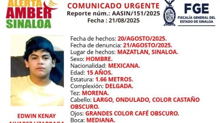Edwin Kenay, desaparecido en Mazatlán, es hallado con vida