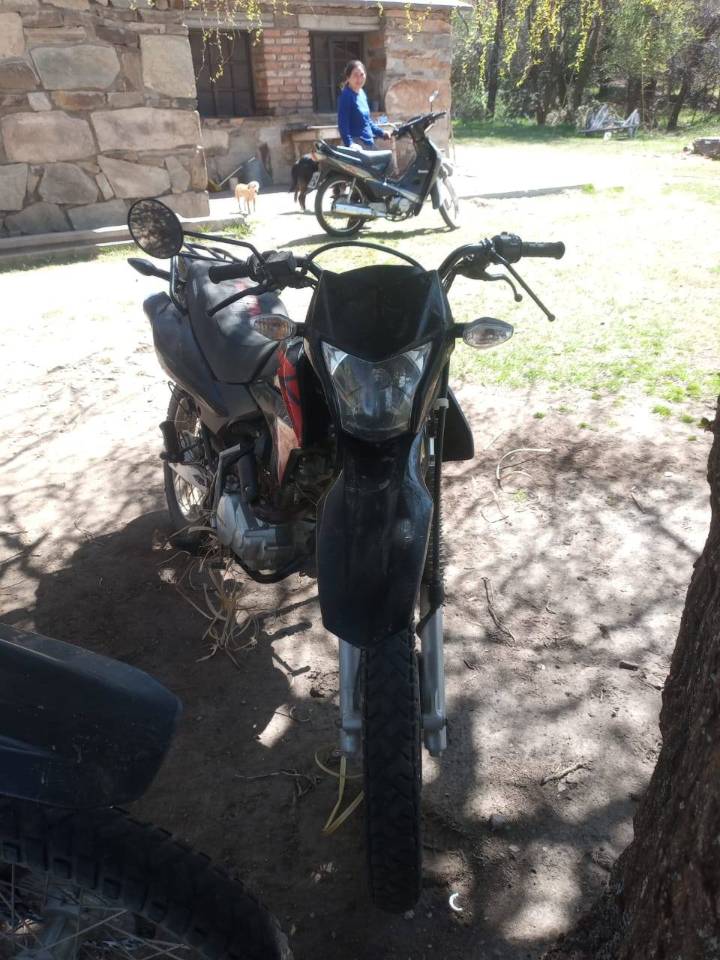 Accidente en el Valle de Pancanta: un motociclista terminó hospitalizado
