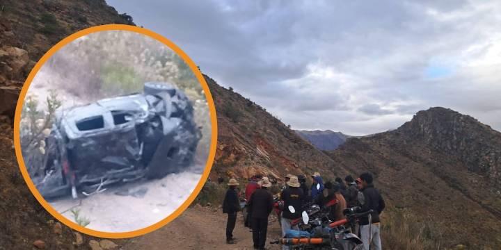 Tragedia en Áncash: caída de camioneta a un abismo de 800 metros deja cuatro fallecidos y dos heridos de gravedad