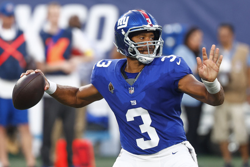Russell Wilson aporta liderazgo y estabilidad como quarterback a los Giants