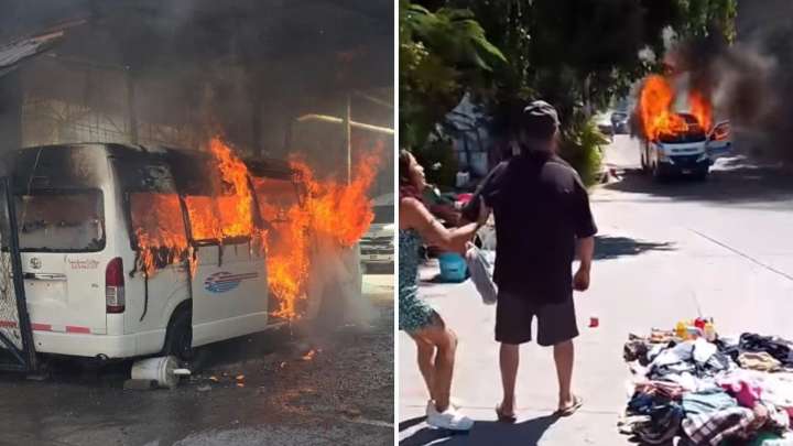 Queman Unidades de Transporte Público con Pasajeros en Chilpancingo, Guerrero