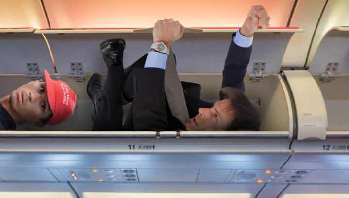 Delta Airlines Now Requiring Republicans To Ride In The Overhead Bin