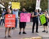 Contract paratransit drivers demand higher wage, better benefits