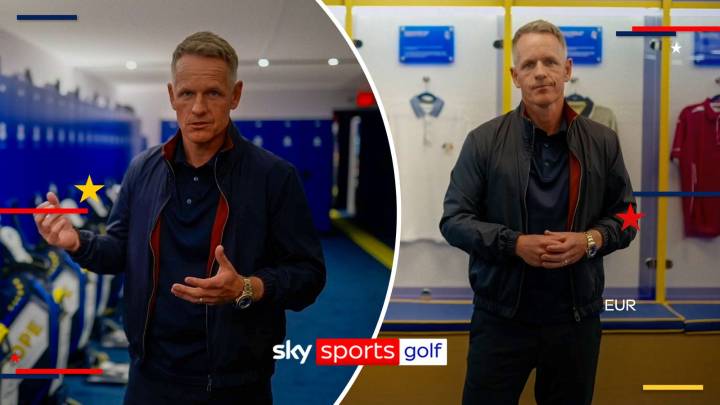 Ryder Cup: Luke Donald gives incredible Team Europe locker room tour!