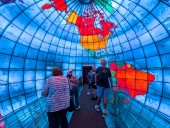 Boston bucket list: Mapparium 3-story stained-glass globe hidden in Mary Baker Eddy Library in Christian Science Plaza