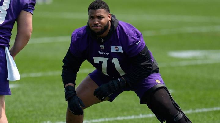 Vikings rule out 3 vs. Falcons, including LT Christian Darrisaw