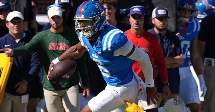 Chambliss' 385 scrimmage yards propels No. 13 Mississippi past No. 4 LSU