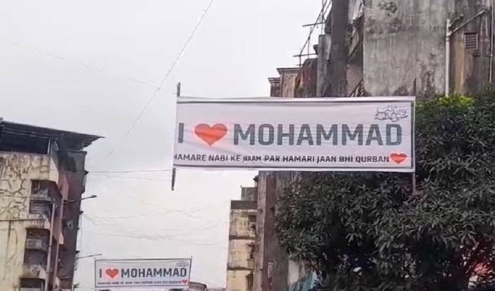 ‘I Love Mohammad’ posters now crop up in Navi Mumbai’s Khairane village
