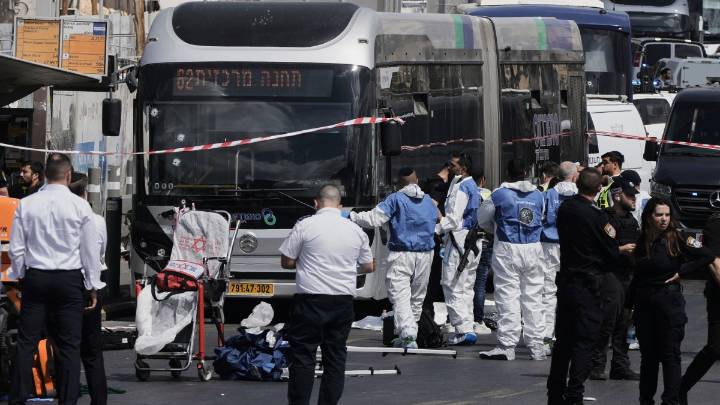 Five killed in shooting at Jerusalem bus stop