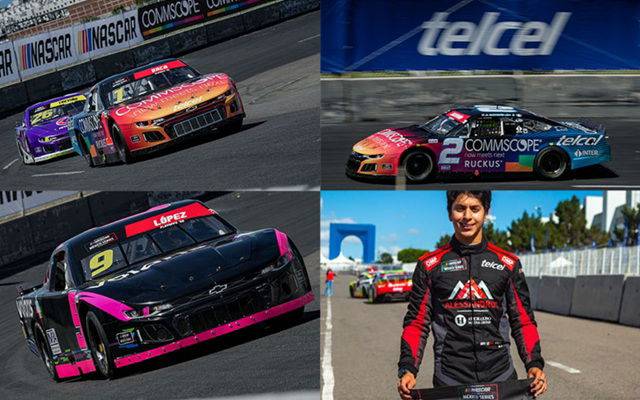 Eloy y Abraham avanzan en los playoffs de NASCAR México; Meza se estrena con un triunfo en Querétaro