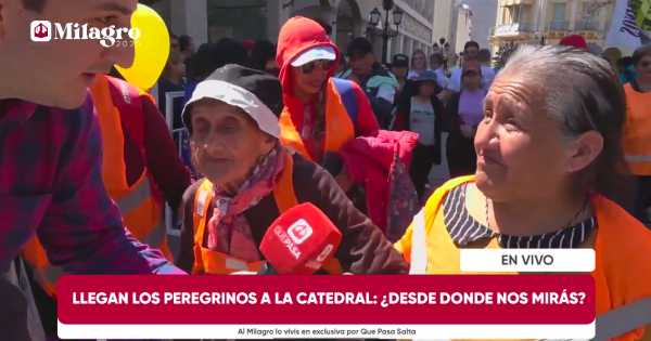 [EN VIVO] Van llegando miles de peregrinos a la Catedral: "Vengo por mis nietos"