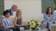 Disaster As Joe Biden Crashes Kamala Commercial To Sniff The Kids