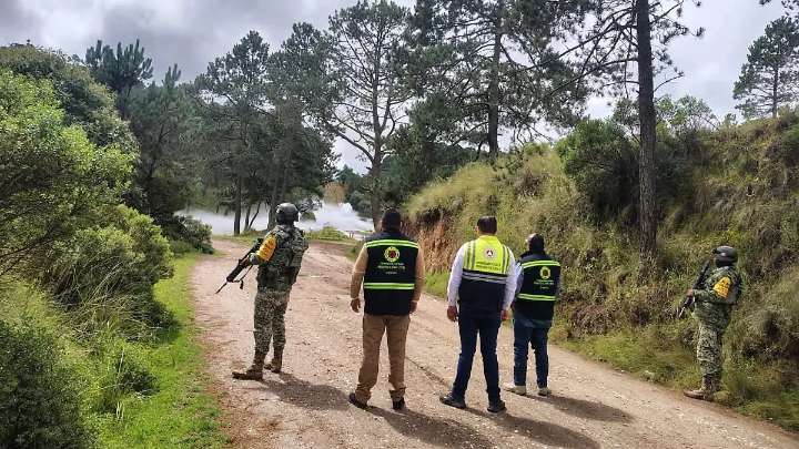 [Actualización] Autoridades anuncian quema controlada tras fuga de gas en Nanacamilpa