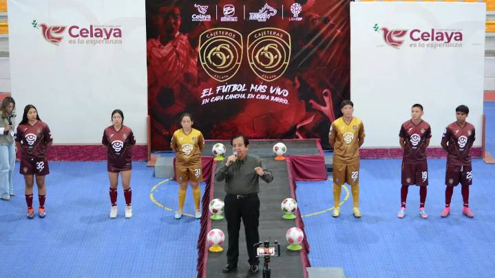 Realizan presentación de los equipos Cajeteros y Cajeteras para la temporada 2025