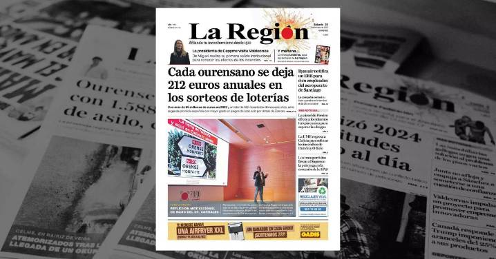 La portada de La Región de este sábado, 20 de septiembre