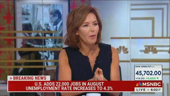 MSNBC’s Stephanie Ruhle Rejects CNBC Host’s ‘Good News’ Over Dismal Jobs Report
