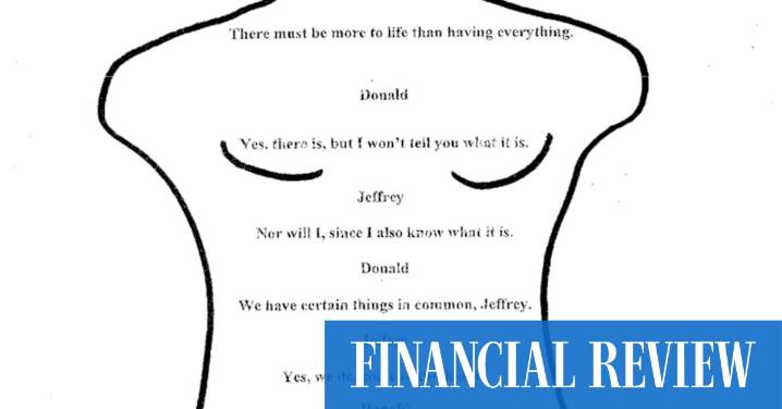 Jeffrey Epstein birthday book: Alleged Donald Trump drawing shared by Democrats