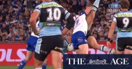 Mahoney put on report for ugly act