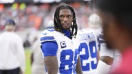 CeeDee Lamb has a high-ankle sprain