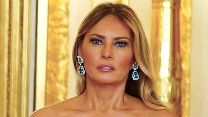 Did Melania and Tiffany Trump break royal protocol with eyebrow