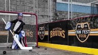 Bruins players visit New Hampshire to celebrate Everett Arena's 60th season