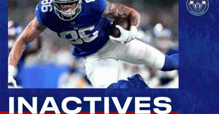 Giants-Chiefs inactives: Andrew Thomas will play for New York