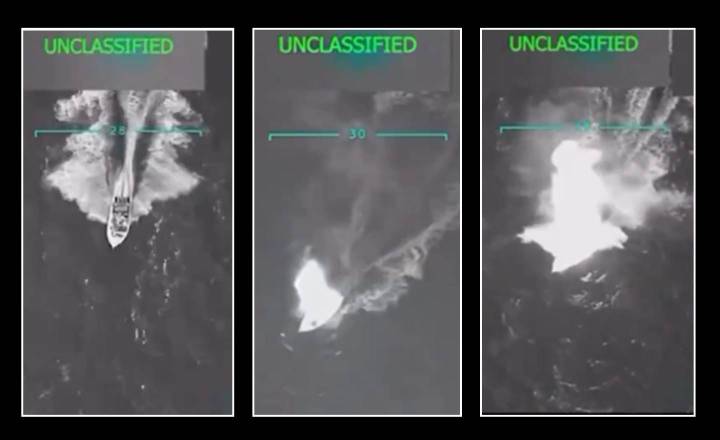 EEUU destruye una embarcación procedente de Venezuela
