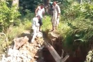 Villagers in Sunderbani build wooden bridge to revive 70