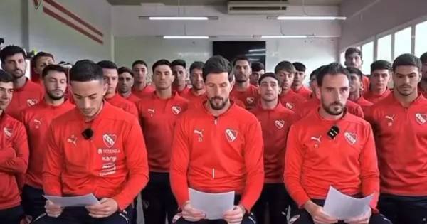 Plantel de Independiente habló tras la sanción de Conmebol: "Acá perdió el fútbol"