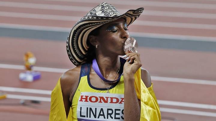 Natalia Linares saltó por Colombia y logró medalla en el Mundial: bronce en Tokio 2025