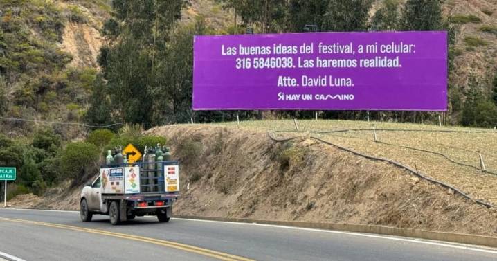 La valla política que sorprendió a los asistentes del Festival de las Ideas