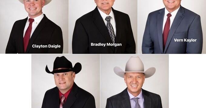 Jasper County Sheriff Chuck Havard announcing the selection of five new deputies