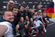 Switzerland SailGP: Germany wins as Brazil suffers hole in catamaran after collision