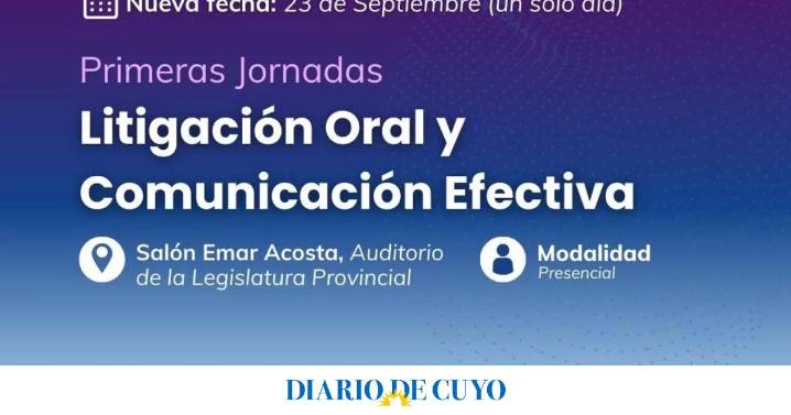 San Juan será sede de las Primeras Jornadas de Litigación Oral y Comunicación Efectiva