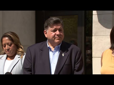 Pritzker says he won't call Trump because it could backfire in court
