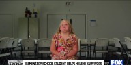 Elementary school student helps Helene survivors