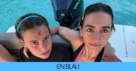 Mushka y Ouineta, su novia, de escapada en familia en un lugar idílico: escena preciosa en grupo